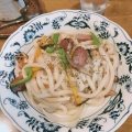 焼きうどん(バジル) - 実際訪問したユーザーが直接撮影して投稿した中田西カフェSCARECROWの写真のメニュー情報