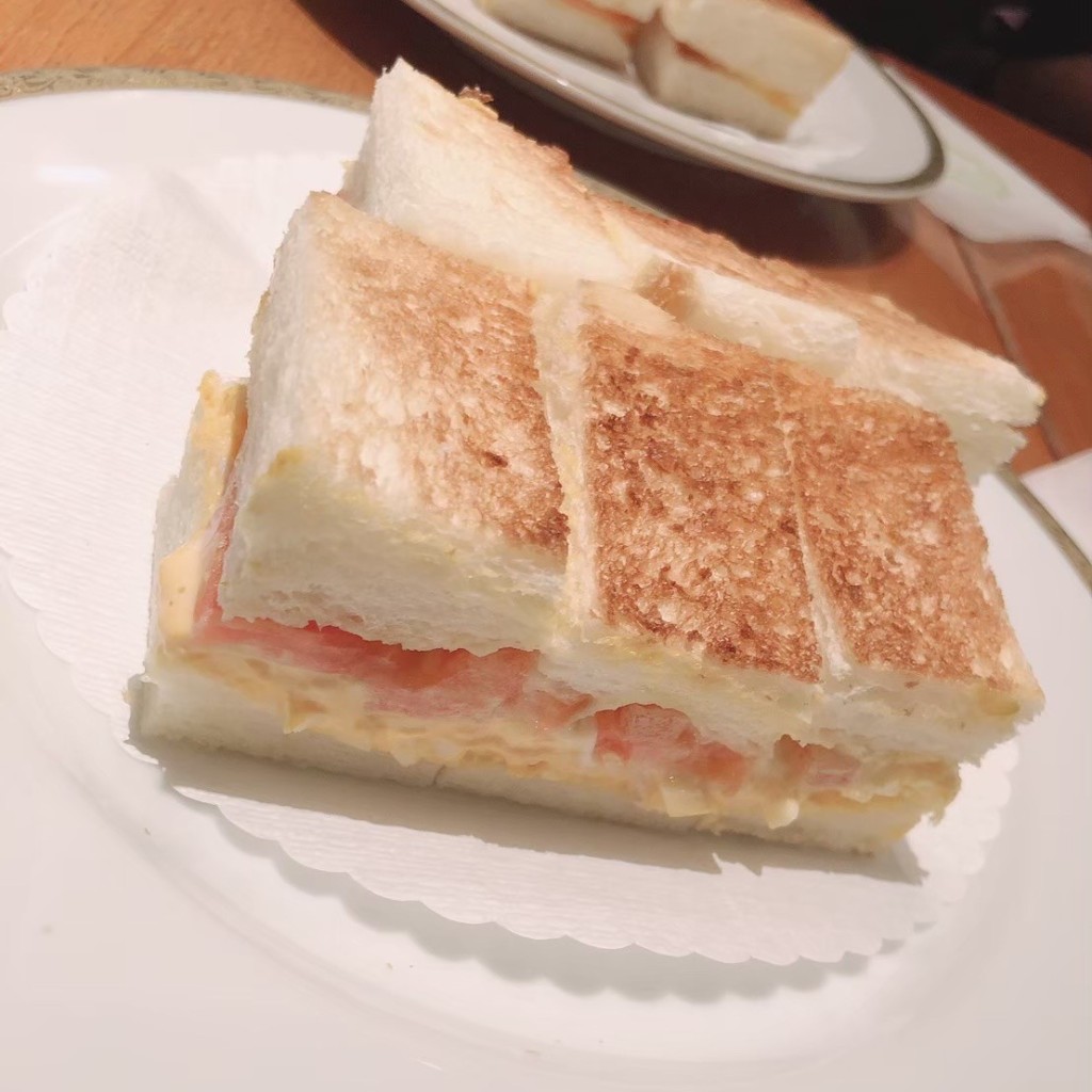 ユーザーが投稿したサンドイッチの写真 - 実際訪問したユーザーが直接撮影して投稿した梅田カフェ丸福珈琲店 ルクアイーレ店の写真