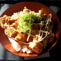 ピリ辛唐揚丼 - 実際訪問したユーザーが直接撮影して投稿した井相田丼ものカツ丼大将の写真のメニュー情報