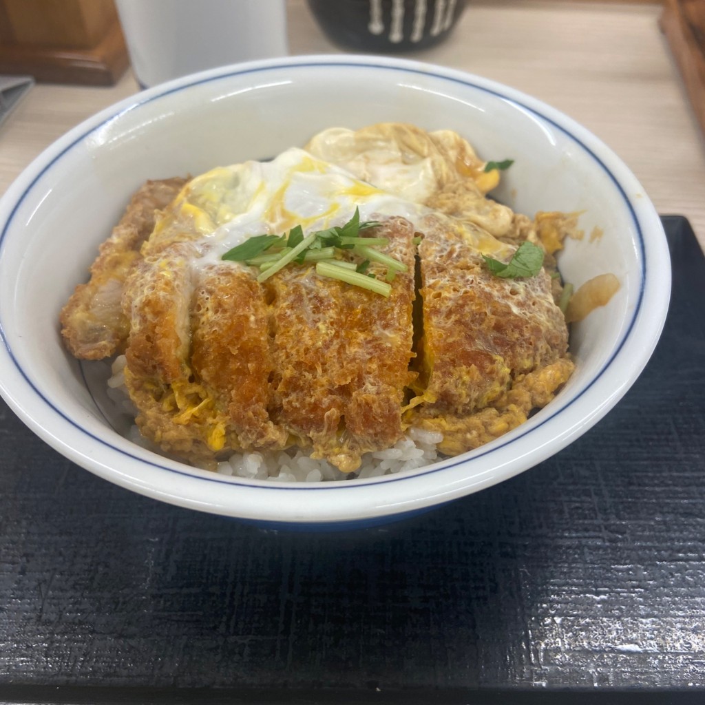 ユーザーが投稿したカツ丼(梅)の写真 - 実際訪問したユーザーが直接撮影して投稿した外神田とんかつかつや 秋葉原店の写真