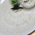 ふぐの日  とらふぐ刺 - 実際訪問したユーザーが直接撮影して投稿した永犬丸魚介 / 海鮮料理鮮達の写真のメニュー情報