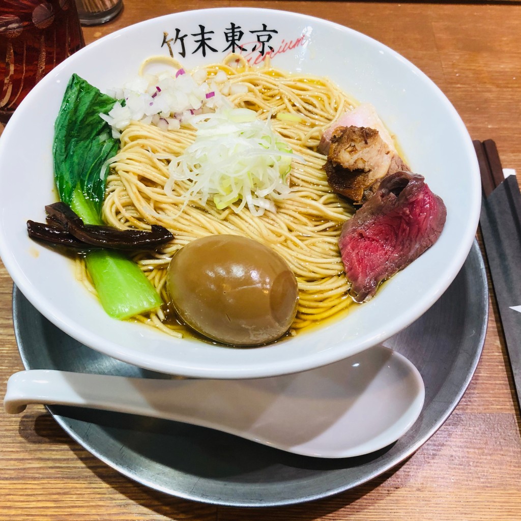 ユーザーが投稿したラーメンの写真 - 実際訪問したユーザーが直接撮影して投稿した業平ラーメン専門店竹末東京Premiumの写真