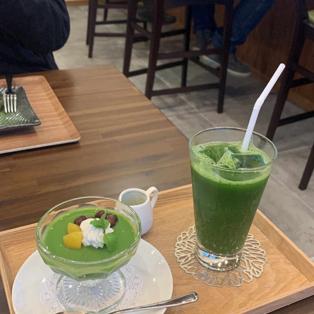 ただのカフェ巡り女さんが投稿したちのカフェのお店Green tea 煎/グリーンティー センの写真