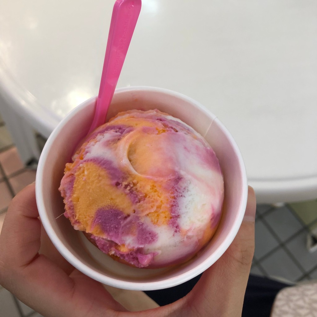 ユーザーが投稿したレインボーシャーベットの写真 - 実際訪問したユーザーが直接撮影して投稿した関戸アイスクリームサーティワンアイスクリーム 聖蹟桜ヶ丘店の写真