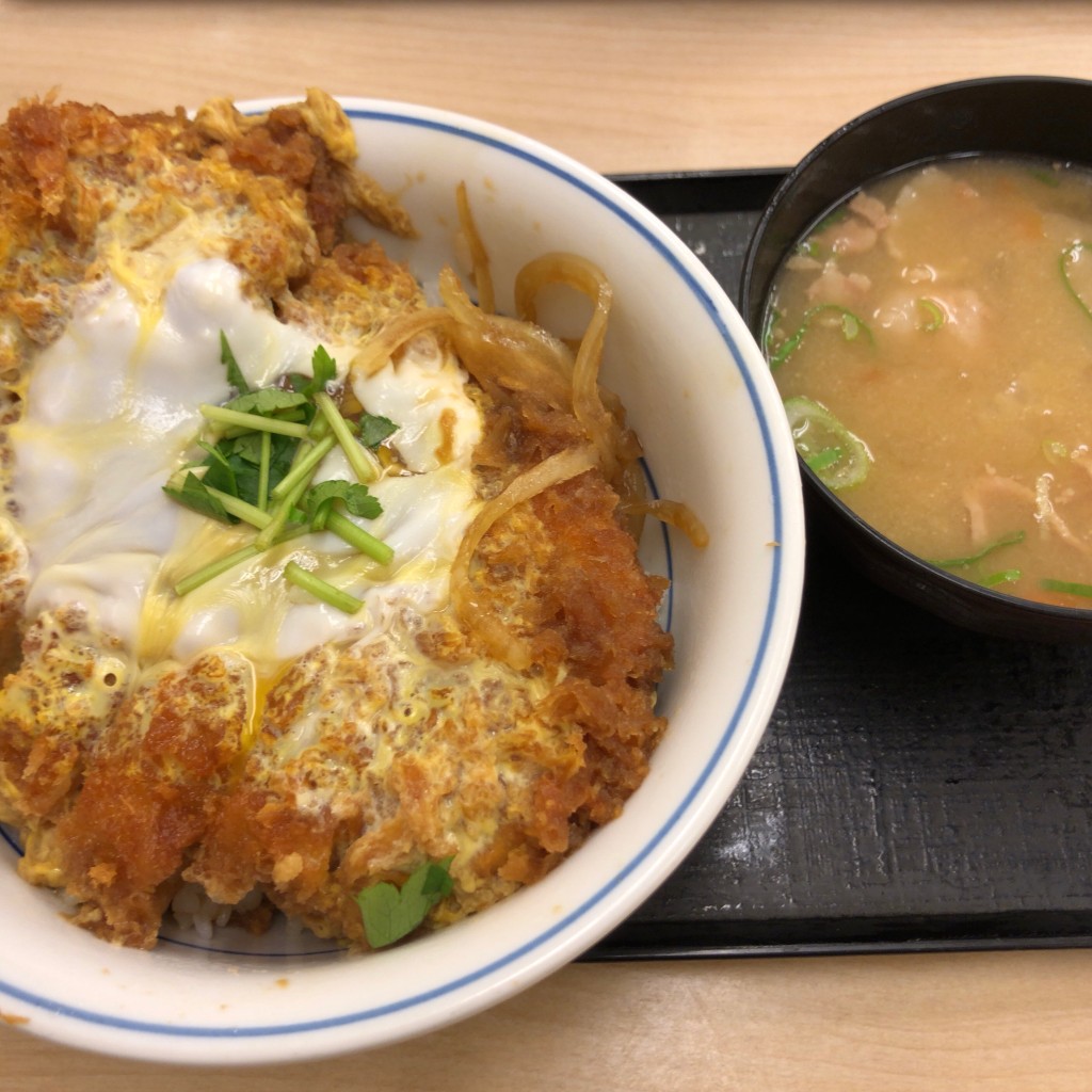 ユーザーが投稿したカツ丼の写真 - 実際訪問したユーザーが直接撮影して投稿した高円寺北とんかつかつや 高円寺北口店の写真