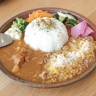 実際訪問したユーザーが直接撮影して投稿した小松島カレーカレーと副菜 ホメシ食堂の写真