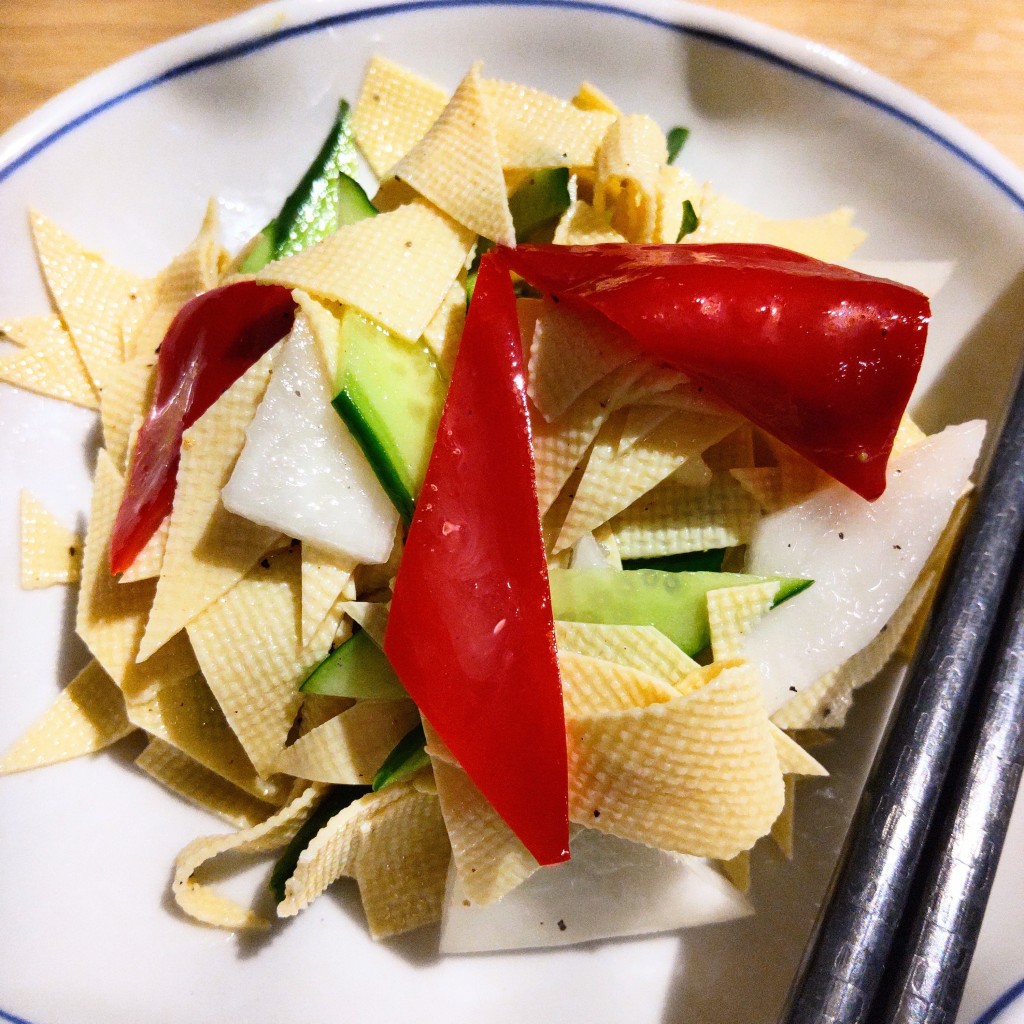 ユーザーが投稿した干し豆腐の和え物 ー 拌豆腐干の写真 - 実際訪問したユーザーが直接撮影して投稿した上野中華料理蘭の拾璞の写真