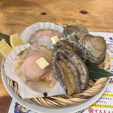 実際訪問したユーザーが直接撮影して投稿した平和町魚介 / 海鮮料理地鶏の炭火焼きと貝焼き職人 貝マニアの写真