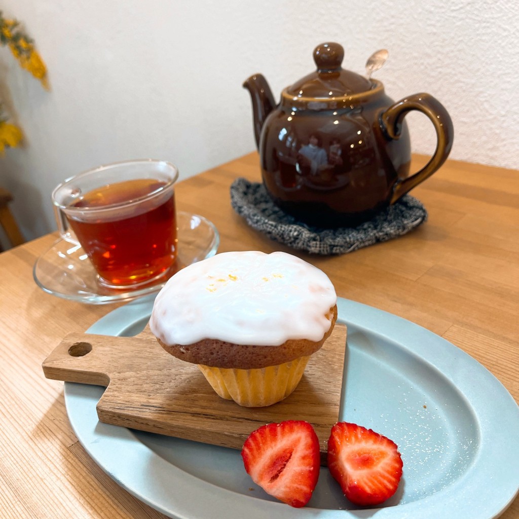 ユーザーが投稿したキャロットケーキの写真 - 実際訪問したユーザーが直接撮影して投稿した嵯峨釈迦堂門前裏柳町カフェneige 喫茶とおやつの写真
