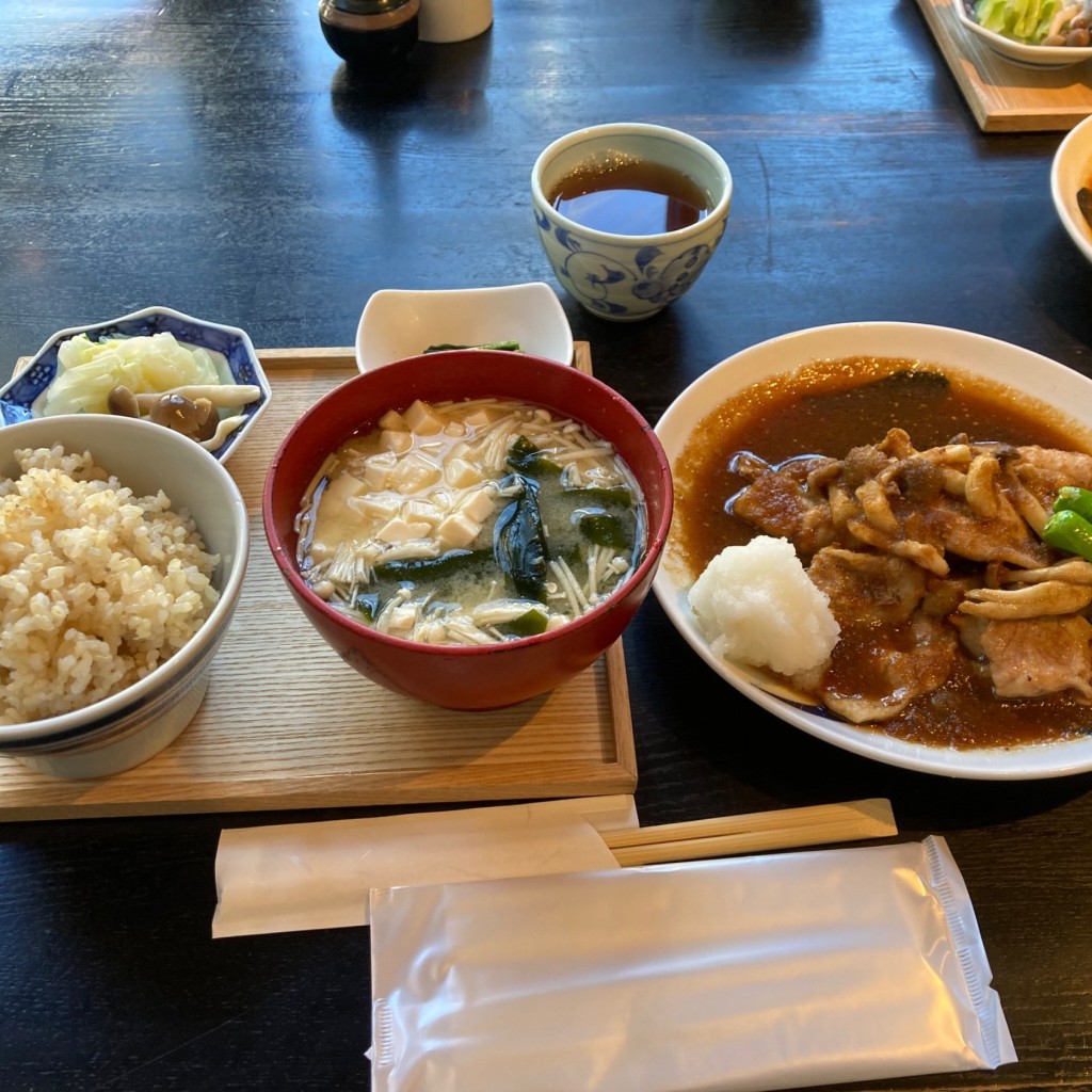 ユーザーが投稿したしょうが焼Lunchの写真 - 実際訪問したユーザーが直接撮影して投稿した軽井沢和食 / 日本料理レストラン酢重正之 軽井沢の写真