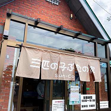 黒のペン_サインペンさんが投稿した7号アイスクリームのお店三匹の子ぶたの家/サンビキノコブタノイエの写真