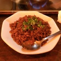 牛肉の黒炒飯 - 実際訪問したユーザーが直接撮影して投稿した三軒茶屋中華料理鉄板中華 福華の写真のメニュー情報