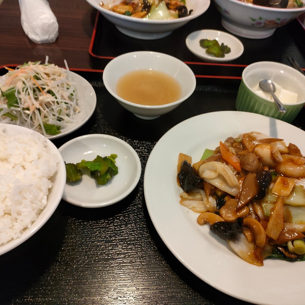 ユーザーが投稿したランチ 八宝菜の写真 - 実際訪問したユーザーが直接撮影して投稿した加美平台湾料理台湾料理 富紅の写真