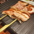 豚バラ串 - 実際訪問したユーザーが直接撮影して投稿した下京町焼鳥焼鳥かど屋 佐世保店の写真のメニュー情報