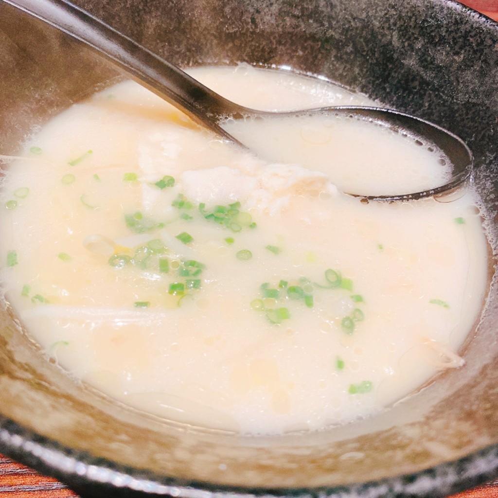 ユーザーが投稿した鶏白湯ラーメンの写真 - 実際訪問したユーザーが直接撮影して投稿した東津田町居酒屋串焼と釜飯 こさとの写真