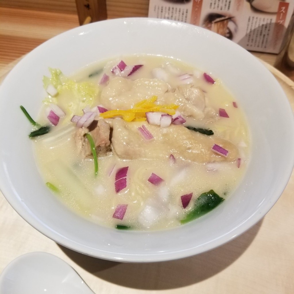 ユーザーが投稿した京の鶏水炊きSOBAの写真 - 実際訪問したユーザーが直接撮影して投稿した日本橋本町鶏料理八起庵 日本橋店の写真