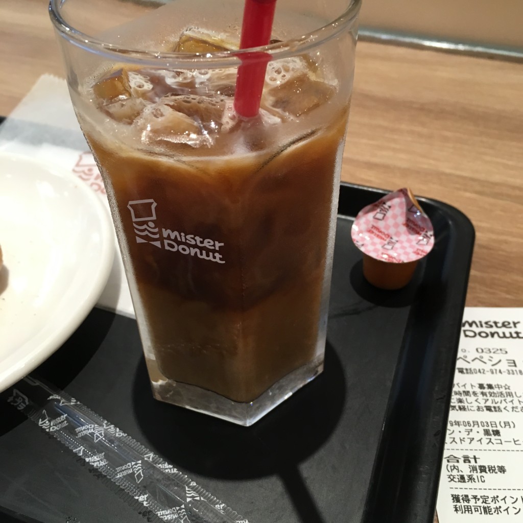 ユーザーが投稿したミスドコーヒーの写真 - 実際訪問したユーザーが直接撮影して投稿した仲町ドーナツミスタードーナツ 飯能ペペ店の写真