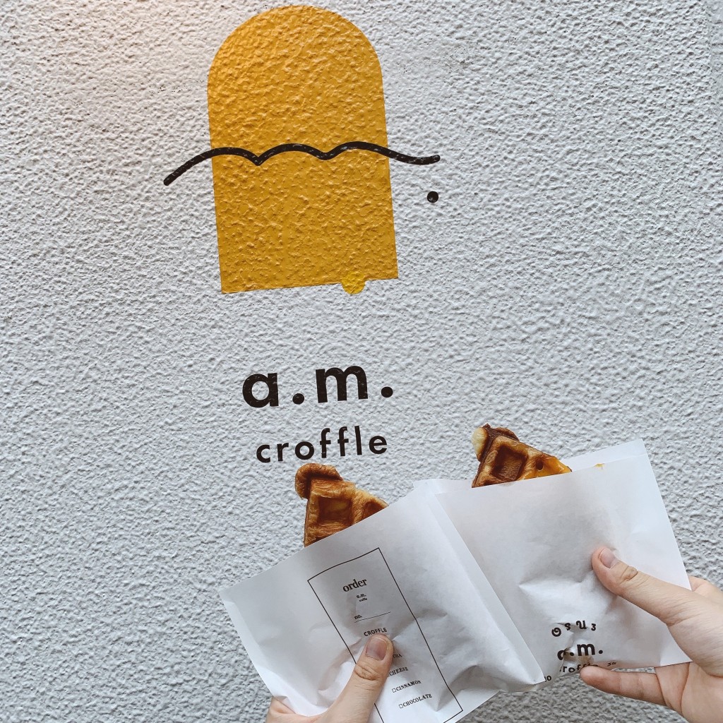 はばねろ46さんが投稿した大須スイーツのお店a.m.croffle/エイム クロッフルの写真