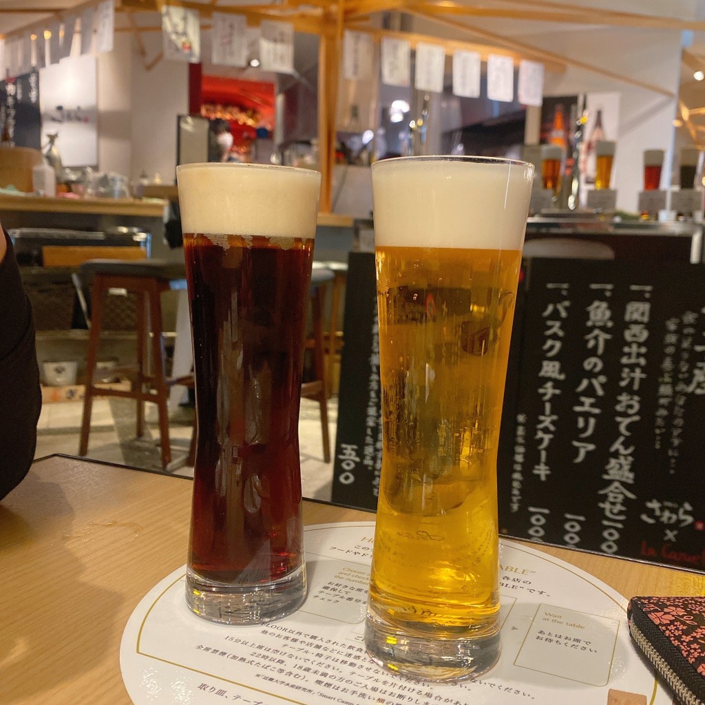 ユーザーが投稿したビールの写真 - 実際訪問したユーザーが直接撮影して投稿した大深町居酒屋日本酒バル さわらの写真