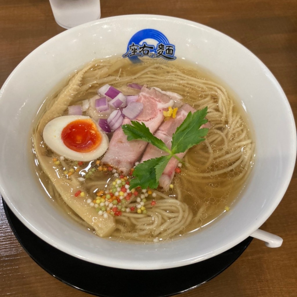 けいいいさんが投稿した学文殿町ラーメン専門店のお店座右の麺の写真