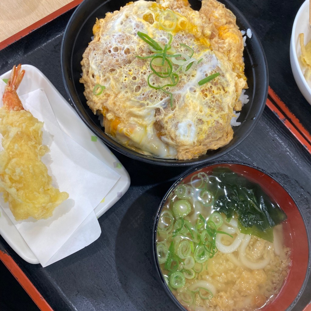 ユーザーが投稿したカツ丼 単品の写真 - 実際訪問したユーザーが直接撮影して投稿した錦町うどん鳴門うどん 錦町店の写真