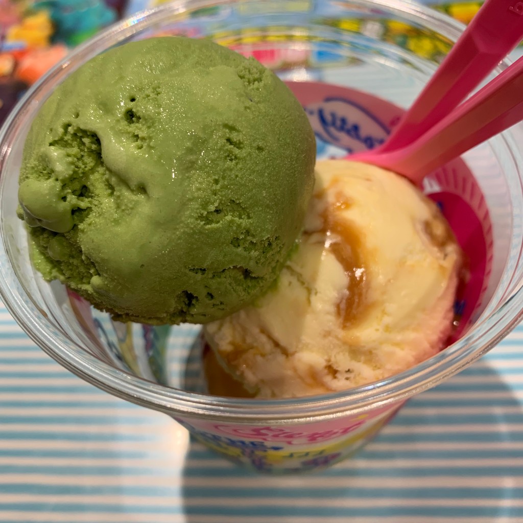 ユーザーが投稿したスモールダブルカップの写真 - 実際訪問したユーザーが直接撮影して投稿した西茶屋アイスクリームサーティワンアイスクリーム イオンモール名古屋茶屋店の写真