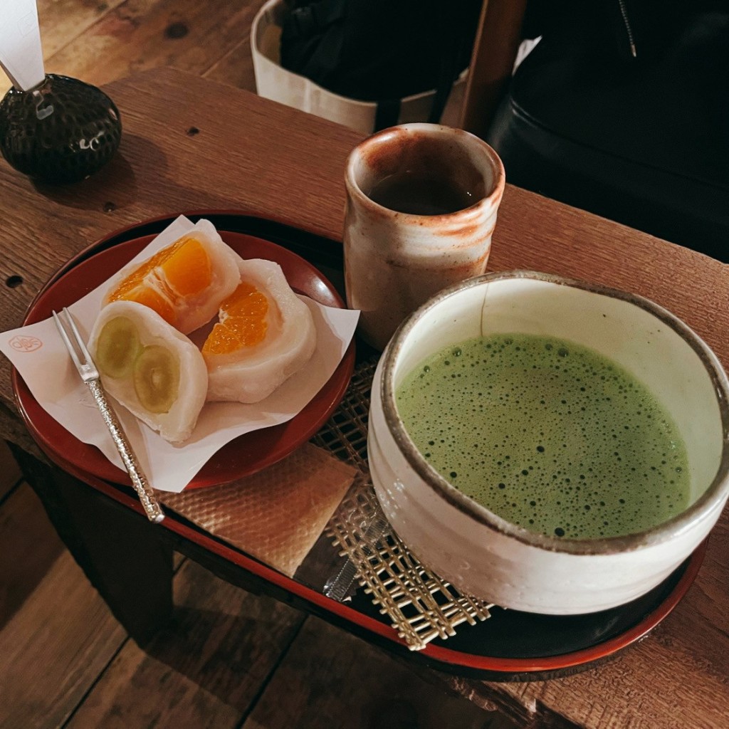 にてのさんが投稿した東山和カフェ / 甘味処のお店菓舗 Kazu Nakashima/カホ カズナカシマの写真