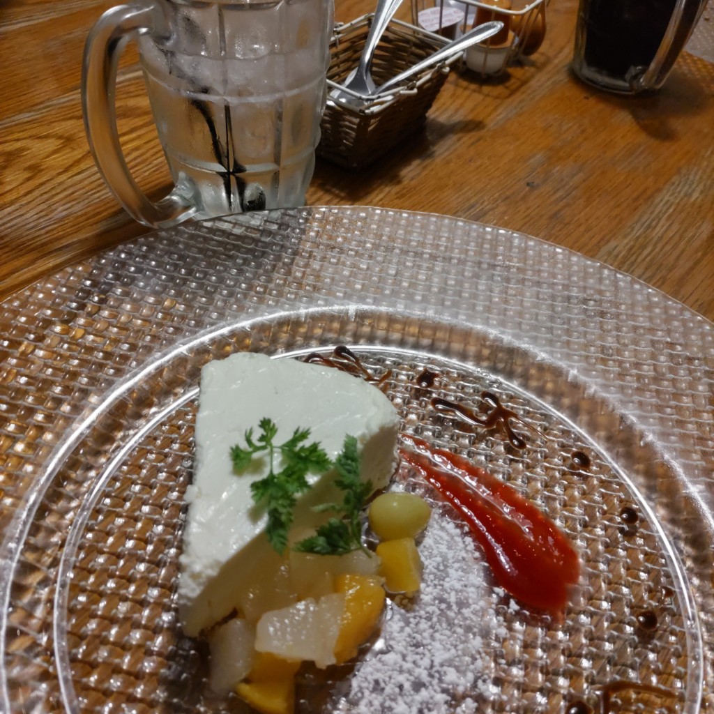 ユーザーが投稿したチーズケーキの写真 - 実際訪問したユーザーが直接撮影して投稿した片島イタリアンFELICEBASIL飯塚の写真