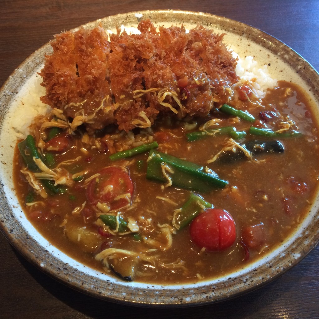 ユーザーが投稿した夏野菜カツカレーの写真 - 実際訪問したユーザーが直接撮影して投稿した男里カレーCoCo壱番屋 泉南男里店の写真