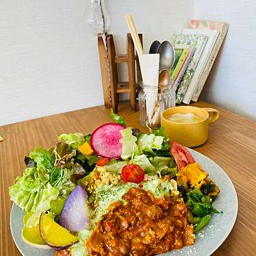 実際訪問したユーザーが直接撮影して投稿した八幡カフェcafe&market くまと文鳥の写真