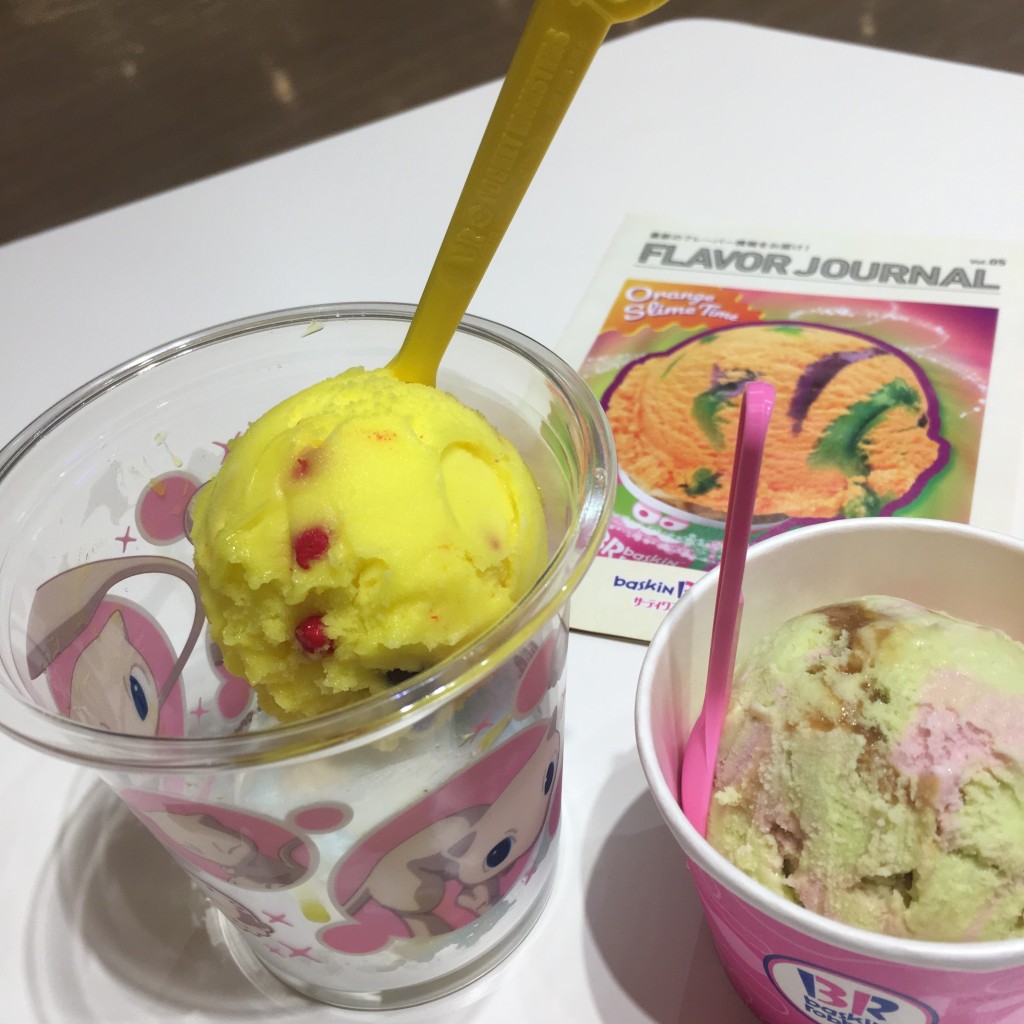 ユーザーが投稿したポケモンカップミュウツーの写真 - 実際訪問したユーザーが直接撮影して投稿したあゆみ野アイスクリームサーティワンアイスクリーム ららぽーと和泉店の写真