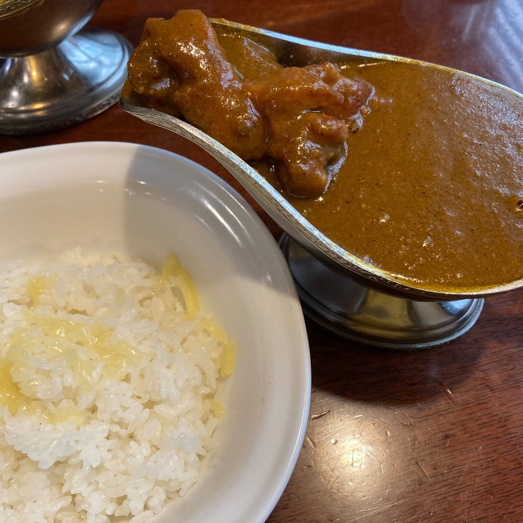 ユーザーが投稿したチキンカレーの写真 - 実際訪問したユーザーが直接撮影して投稿した神田神保町カレーボンディ 神保町本店の写真