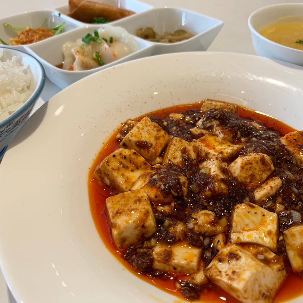 ユーザーが投稿した麻婆豆腐ランチの写真 - 実際訪問したユーザーが直接撮影して投稿した博多駅中央街四川料理四川飯店 博多の写真