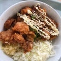 ピリ唐揚げ丼 - 実際訪問したユーザーが直接撮影して投稿した香椎駅東カフェCafeteria Delightの写真のメニュー情報