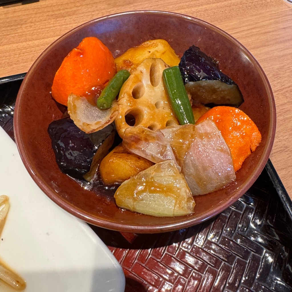 ユーザーが投稿したミニすけそう鱈の黒酢あんの写真 - 実際訪問したユーザーが直接撮影して投稿した新横浜定食屋大戸屋 新横浜駅前店の写真