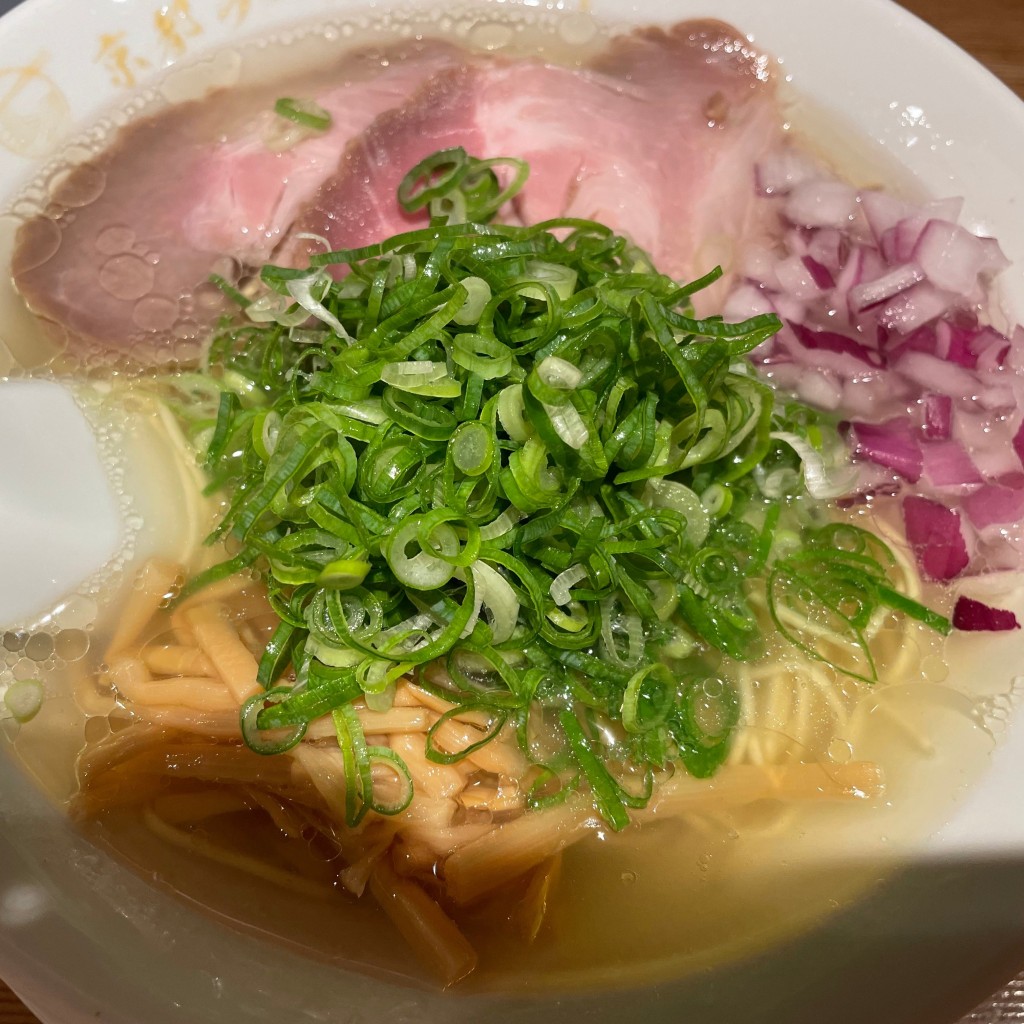 ユーザーが投稿した塩ラーメンの写真 - 実際訪問したユーザーが直接撮影して投稿した菅ラーメン / つけ麺京都ラーメン 森井の写真