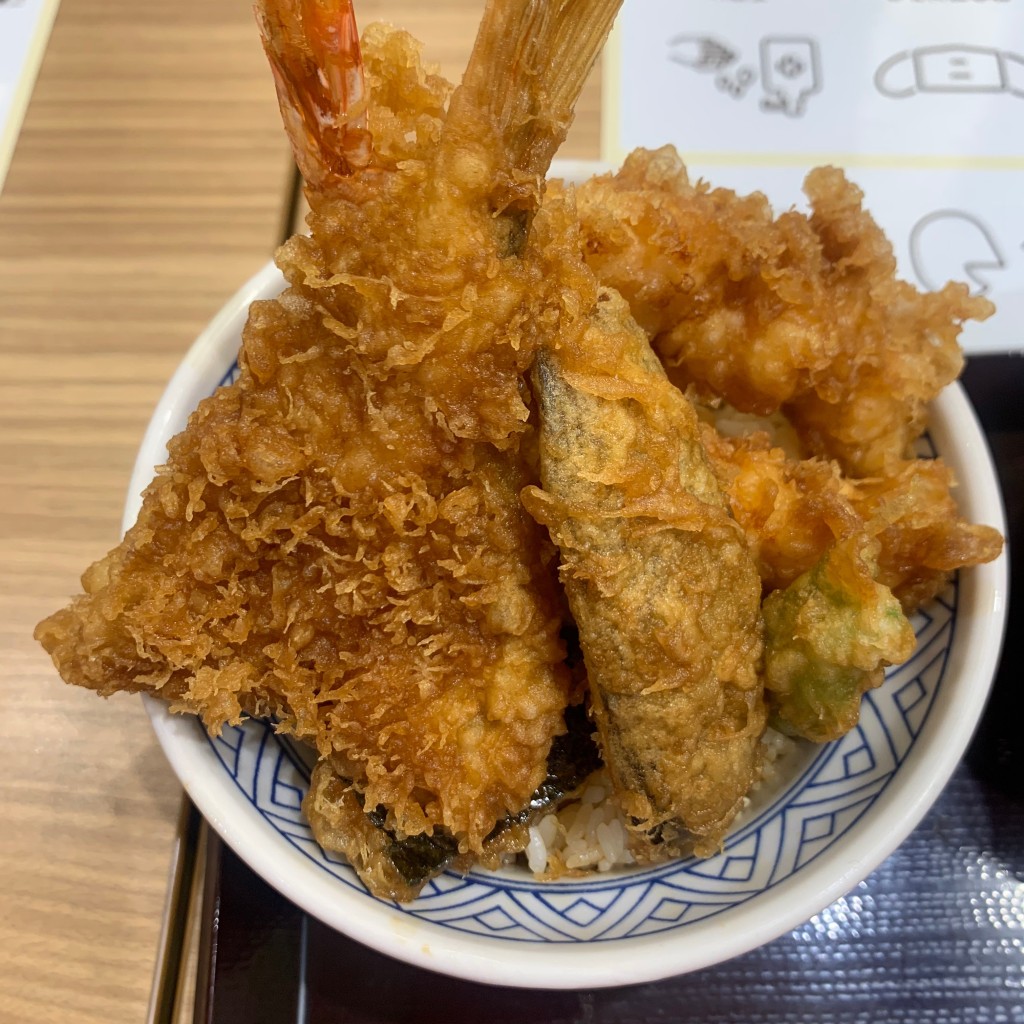 ユーザーが投稿した[B]上天丼の写真 - 実際訪問したユーザーが直接撮影して投稿した山室天ぷら日本橋 天丼 金子半之助 ららぽーと富士見店の写真