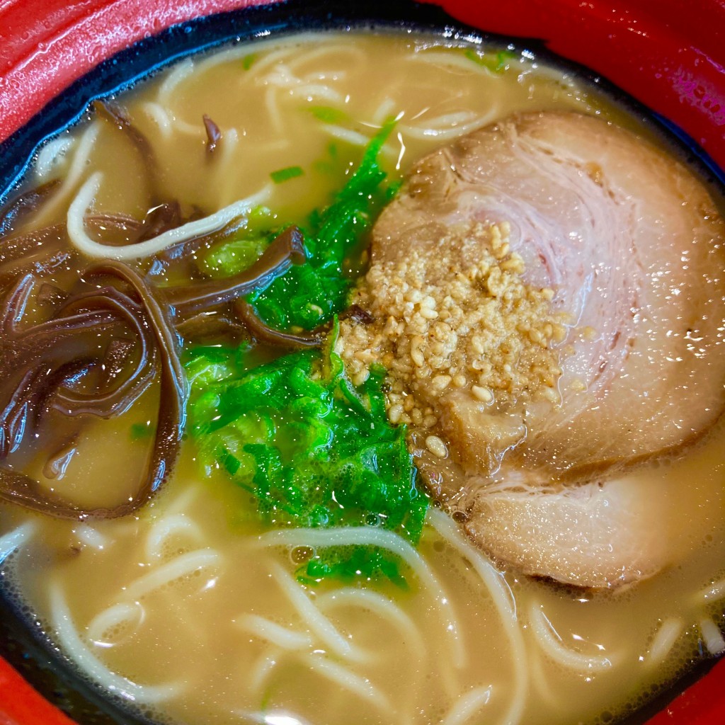 ユーザーが投稿したとんこつラーメンの写真 - 実際訪問したユーザーが直接撮影して投稿した銘苅回転寿司くら寿司 アクロスプラザ古島駅前店の写真