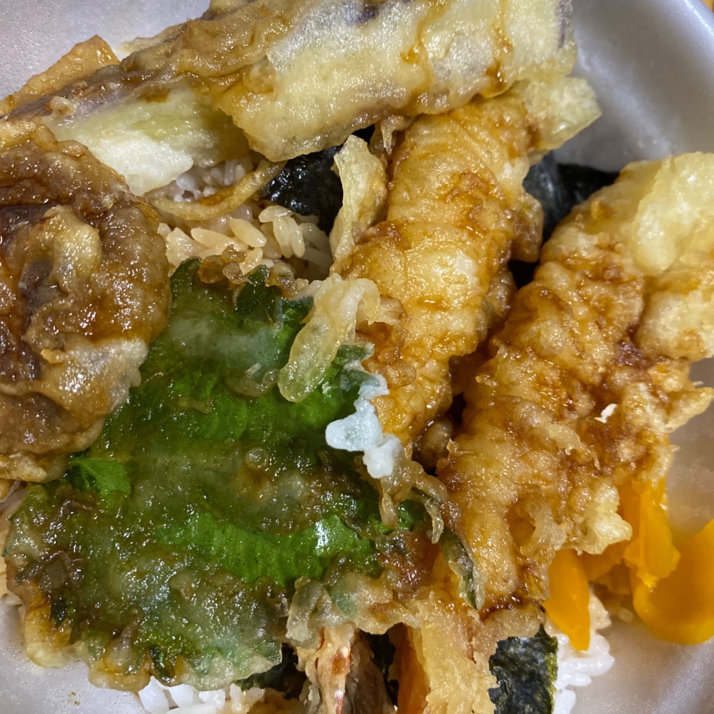 ユーザーが投稿した天丼の写真 - 実際訪問したユーザーが直接撮影して投稿した平岸一条うどん蔵乃麺 平岸店の写真