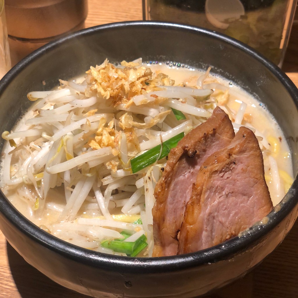 ユーザーが投稿した濃厚味噌ラーメンの写真 - 実際訪問したユーザーが直接撮影して投稿した成増ラーメン専門店花木流味噌 成増総本店の写真