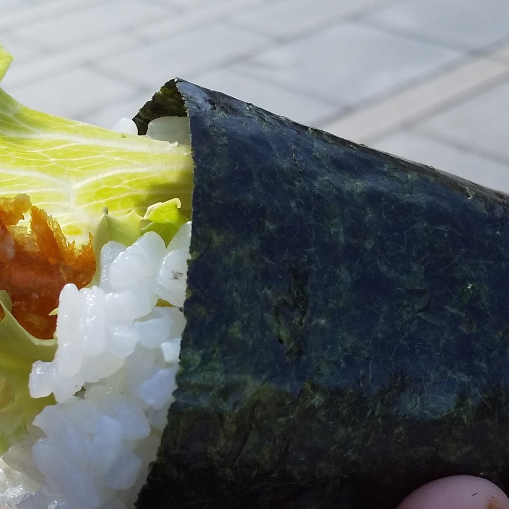 ユーザーが投稿した手巻き寿司エビフライの写真 - 実際訪問したユーザーが直接撮影して投稿した東千石町寿司萩寿司の写真
