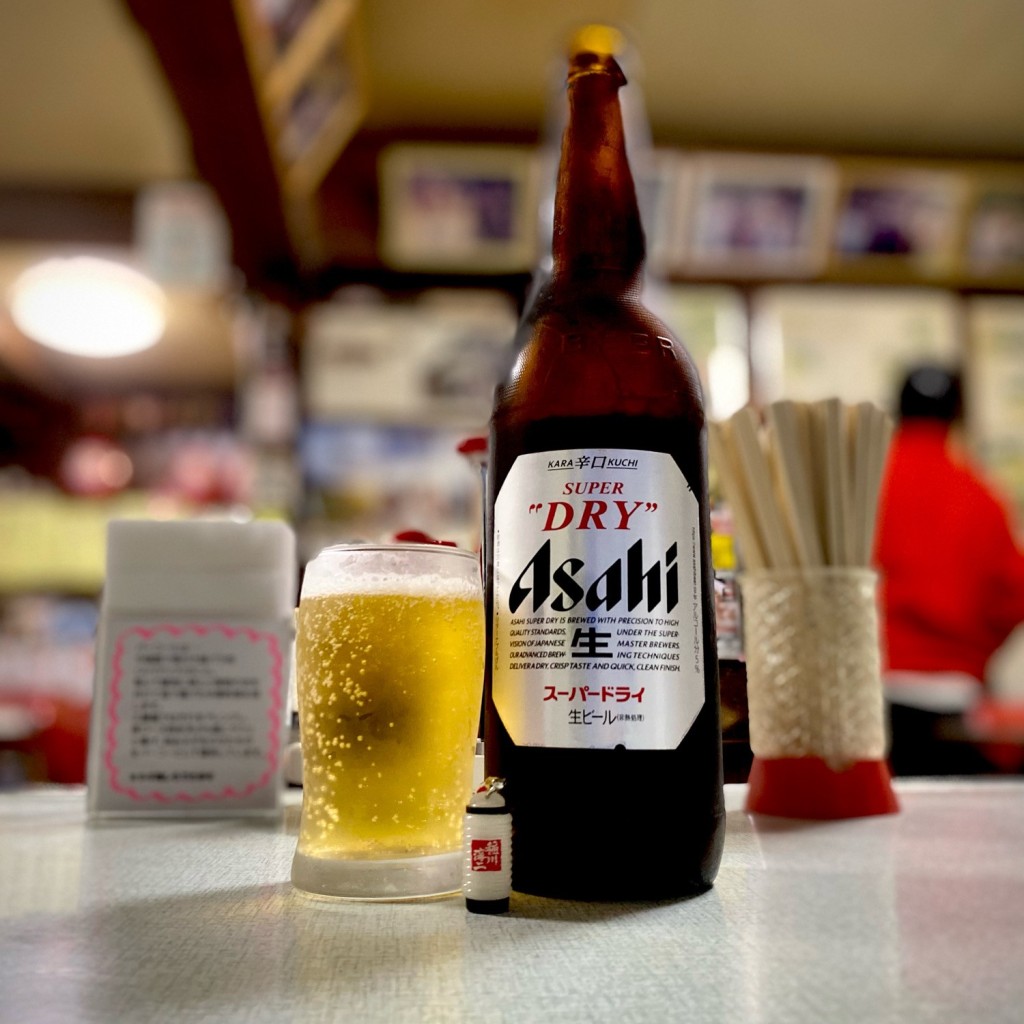 ユーザーが投稿したビールの写真 - 実際訪問したユーザーが直接撮影して投稿した八百津定食屋三勝屋の写真