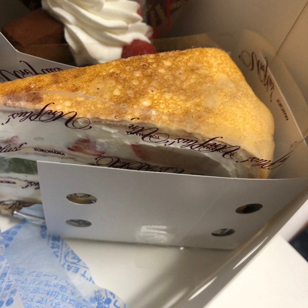 ユーザーが投稿したミルクレープの写真 - 実際訪問したユーザーが直接撮影して投稿した六ツ川ケーキフランス菓子 アンプリュースの写真