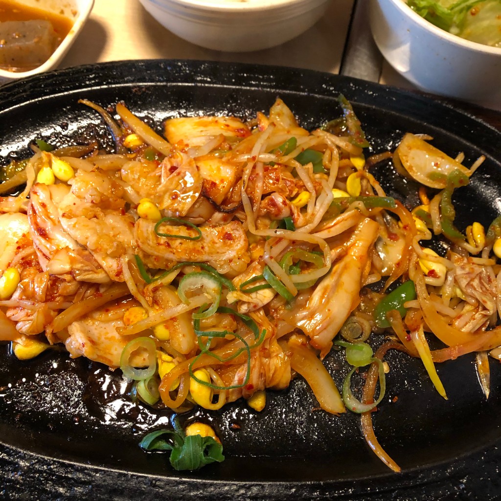 ユーザーが投稿したテッチャンP定食の写真 - 実際訪問したユーザーが直接撮影して投稿した中川韓国料理冷麺館 本店の写真