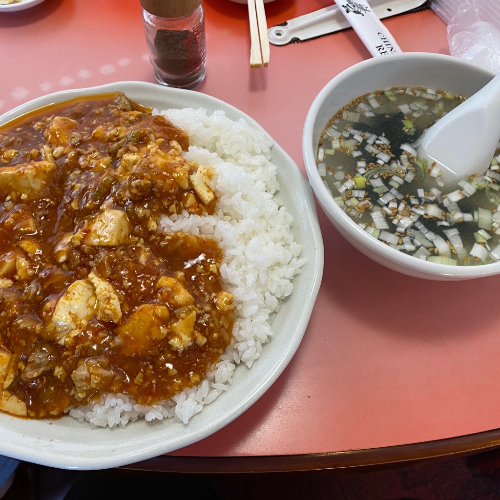 ユーザーが投稿した麻婆豆腐の写真 - 実際訪問したユーザーが直接撮影して投稿した中央中華料理チャイニーズ・レストラン龍の写真