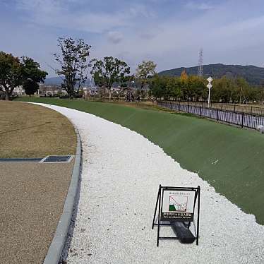 新免無二さんが投稿した八丁畷町地域名所のお店安満遺跡公園 人工芝/ヤスマンイセキコウエン ジンコウシバの写真