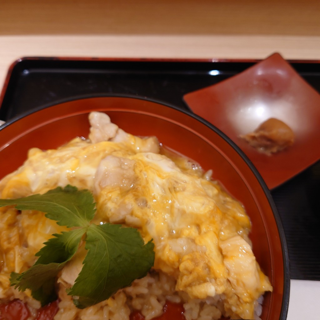 ユーザーが投稿した美水親子丼の写真 - 実際訪問したユーザーが直接撮影して投稿した栄鶏料理鶏三和 サカエチカ店の写真