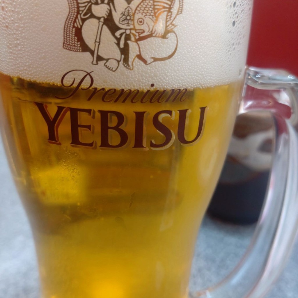 ユーザーが投稿したヱビス生ビールの写真 - 実際訪問したユーザーが直接撮影して投稿した川原町回転寿司鮨いちもん 前橋店の写真