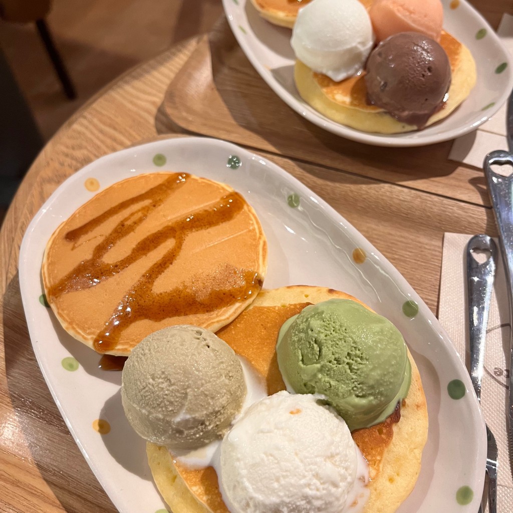 ユーザーが投稿したジェラートパンケーキの写真 - 実際訪問したユーザーが直接撮影して投稿した三軒茶屋アイスクリームウディックの写真