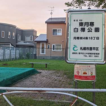 実際訪問したユーザーが直接撮影して投稿した月寒東四条公園白樺公園の写真